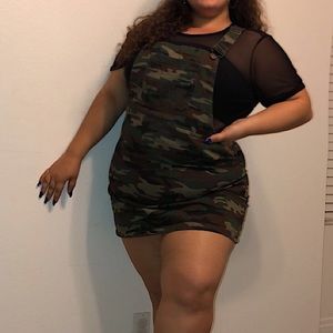 Forever 21 Camo overall dress